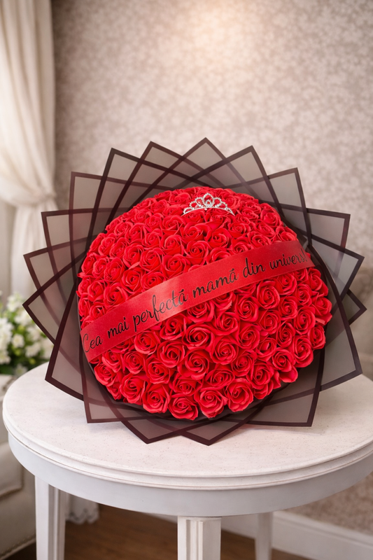 Buchet Premium Pentru Mama | 101 Trandafiri